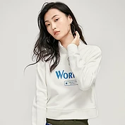 佳燦女裝秋冬新款韓版寬松印花衛(wèi)衣女長袖超火ins上衣