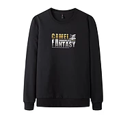 佳燦男裝 圓領(lǐng)衛(wèi)衣男春秋款套頭長(zhǎng)袖衣服純色街頭寬松上衣潮