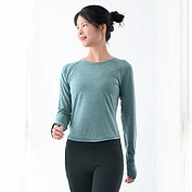 佳燦瑜伽服長(zhǎng)袖秋季新款T恤休閑健身服運(yùn)動(dòng)上衣女跑步健身緊身衣