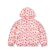 佳燦童裝女童羽絨服秋冬新款可愛(ài)印花小童寶寶保暖防風(fēng)外套